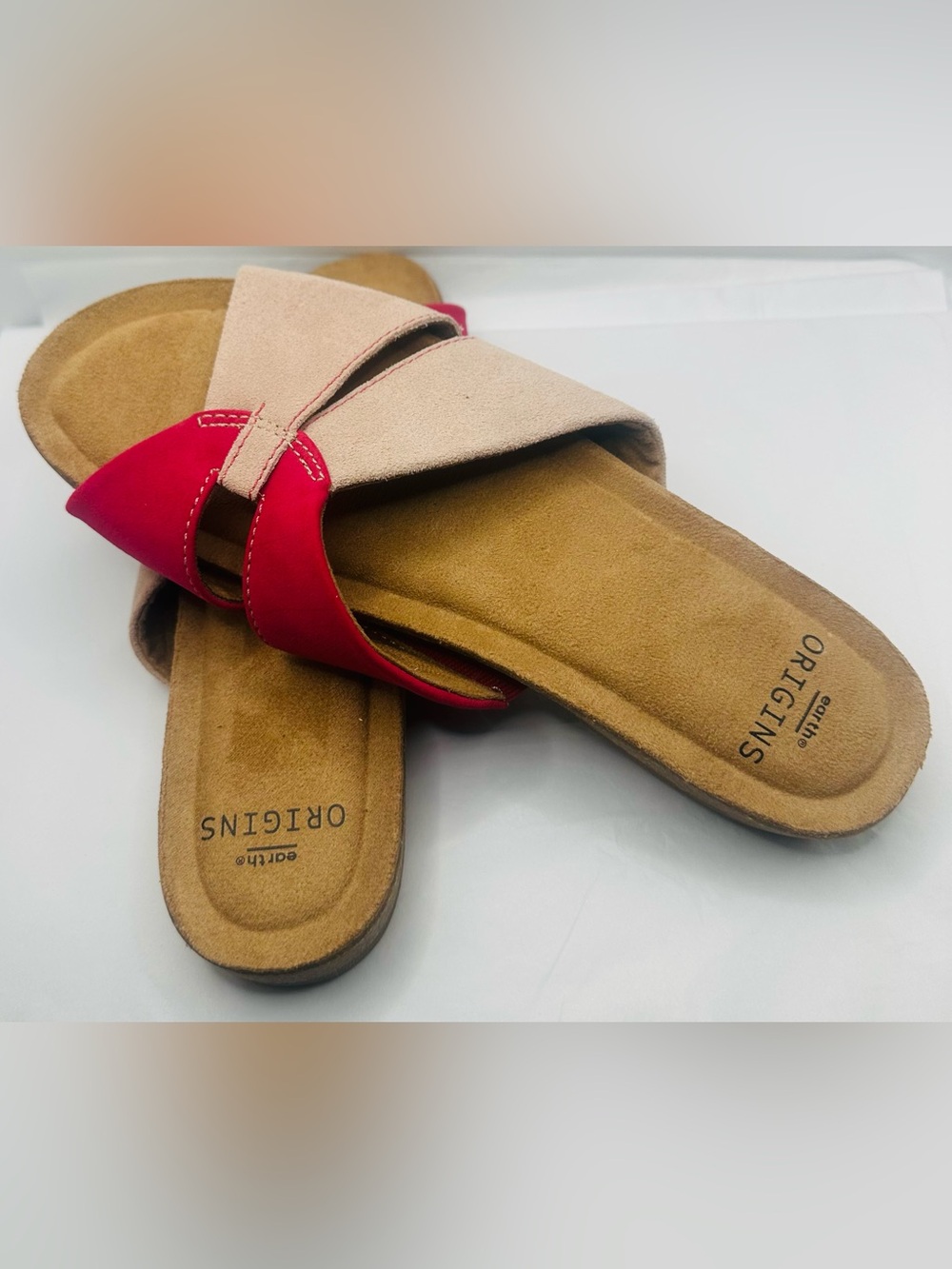 Earth Origins Lexi Rose Multi
Suede Sandals Size 7.5
